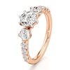 Thumbnail Image 4 of J'Lure Octagon Step-Cut Lab-Grown Diamond Engagement Ring 1-7/8 ct tw 18K Rose Gold