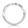 Thumbnail Image 2 of J'Lure Lab-Grown Diamond Contour Wedding Band 1/8 ct tw 18K White Gold