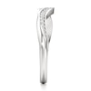 Thumbnail Image 3 of J'Lure Lab-Grown Diamond Contour Wedding Band 1/8 ct tw 18K White Gold
