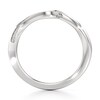 Thumbnail Image 2 of J'Lure Lab-Grown Diamond Contour Wedding Band 1/6 ct tw 18K White Gold