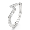 Thumbnail Image 4 of J'Lure Lab-Grown Diamond Contour Wedding Band 1/6 ct tw 18K White Gold