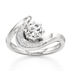 Thumbnail Image 1 of J'Lure Octagon Step-Cut Lab-Grown Diamond Engagement Ring 1 ct tw 18K White Gold