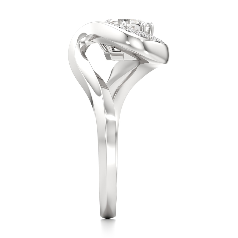 Main Image 3 of J'Lure Octagon Step-Cut Lab-Grown Diamond Engagement Ring 1 ct tw 18K White Gold