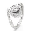 Thumbnail Image 4 of J'Lure Octagon Step-Cut Lab-Grown Diamond Engagement Ring 1 ct tw 18K White Gold