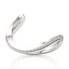 Thumbnail Image 1 of J'Lure Lab-Created Diamond Contour Wedding Band 1/6 ct tw 18K White Gold