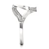 Thumbnail Image 3 of J'Lure Lab-Created Diamond Contour Wedding Band 1/6 ct tw 18K White Gold