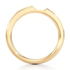 Thumbnail Image 2 of J'Lure Baguette-Cut Lab-Grown Diamond Contour Wedding Band 1/3 ct tw 18K Yellow Gold