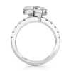 Thumbnail Image 2 of J'Lure Leaf Step-Cut Two-Stone Lab-Grown Diamond Engagement Ring 4-5/8 ct tw 18K White Gold