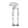 Thumbnail Image 3 of J'Lure Hexagon Brilliant-Cut Lab-Created Diamond Spiral Engagement Ring 2-5/8 ct tw 18K White Gold