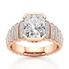 Thumbnail Image 1 of J'Lure Radiant Brilliant-Cut Lab-Grown Diamond Engagement Ring 3-1/2 ct tw 18K Rose Gold