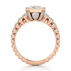 Thumbnail Image 2 of J'Lure Radiant Brilliant-Cut Lab-Grown Diamond Engagement Ring 3-1/2 ct tw 18K Rose Gold
