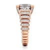 Thumbnail Image 3 of J'Lure Radiant Brilliant-Cut Lab-Grown Diamond Engagement Ring 3-1/2 ct tw 18K Rose Gold