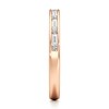 Thumbnail Image 3 of J'Lure Baguette & Round-Cut Lab-Grown Diamond Wedding Band 1/3 ct tw 18K Rose Gold