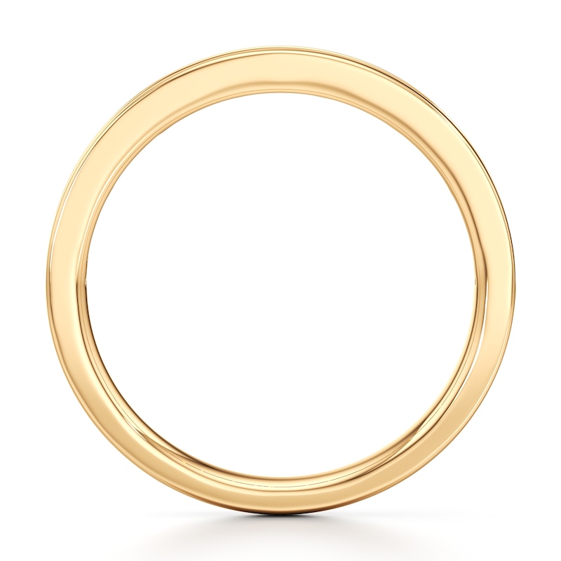 Main Image 2 of J'Lure Baguette & Round-Cut Lab-Grown Diamond Wedding Band 3/8 ct tw 18K Yellow Gold