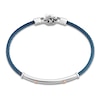 Thumbnail Image 2 of Baraka Men's Layered Cord Diamond Accent Bracelet Stainless Steel, Blue Ion Plating & 18K Rose Gold 7.5"