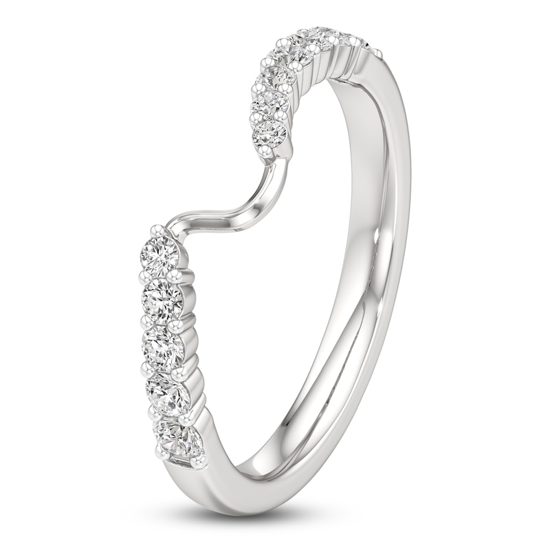 Main Image 2 of J'Lure Lab-Grown Diamond Wedding Band 1/3 ct tw 18K White Gold