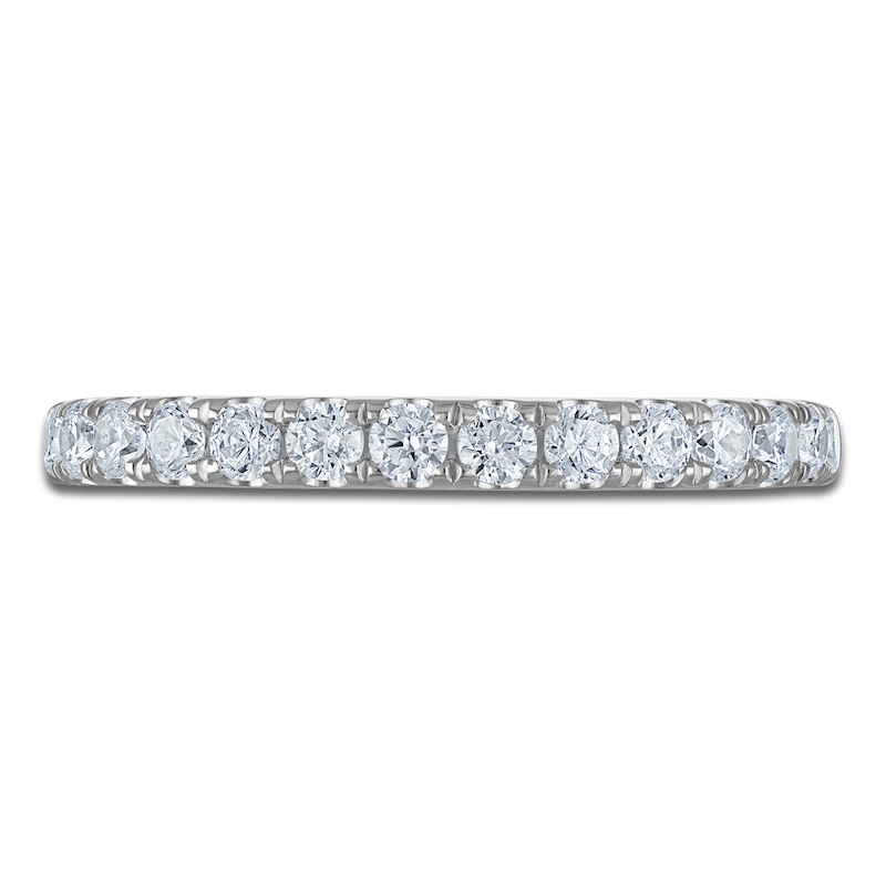 Main Image 3 of Vera Wang VOW Lab-Grown Diamond Anniversary Ring 1/2 ct tw 14K White Gold
