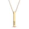 Thumbnail Image 1 of Engravable Stick Necklace 10K Yellow Gold 20"