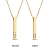 Thumbnail Image 3 of Engravable Stick Necklace 10K Yellow Gold 20"