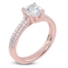 Thumbnail Image 2 of Cushion-Cut Lab-Grown Diamond Engagement Ring 1-1/4 ct tw 14K Rose Gold