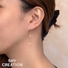 Thumbnail Image 3 of Shy Creation Cultured Pearl Valentino Chain Drop Earrings 14K Yellow Gold