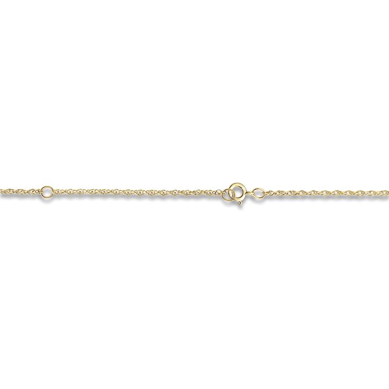 Main Image 3 of Initial & Name Necklace 24K Yellow Gold-Plated Sterling Silver 18"