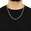 Thumbnail Image 4 of Glitter Rope Chain 4.5mm Semi-Solid 10K Yellow Gold 20"