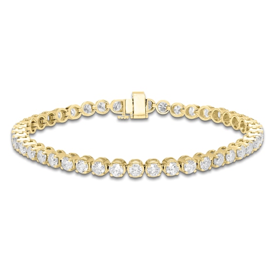 Diamond Tennis Bracelet 7 ct tw 14K Yellow Gold 7.25"