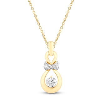 Captivate Diamond Necklace 1/2 ct tw 14K Yellow Gold 18"