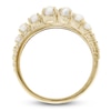 Thumbnail Image 2 of Freshwater Cultured Pearl Ring 1/10 ct tw Diamonds 14K Yellow Gold