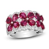Thumbnail Image 0 of Le Vian Natural Ruby Ring 1/2 ct tw Diamonds Platinum