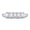 Thumbnail Image 3 of Diamond Anniversary Ring 7/8 ct tw Emerald 14K White Gold