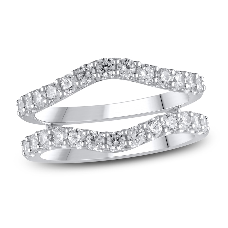 Main Image 1 of Lab-Grown Diamond Enhancer Ring 1 ct tw Round 14K White Gold