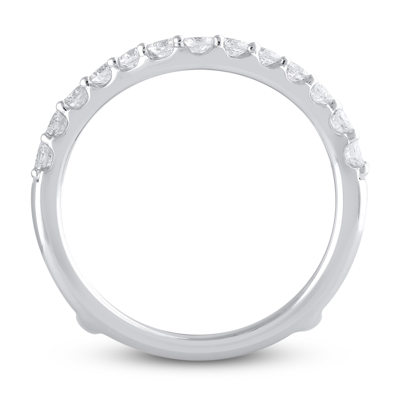 Main Image 3 of Lab-Grown Diamond Enhancer Ring 1 ct tw Round 14K White Gold