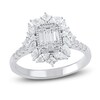 Thumbnail Image 1 of Baguette, Princess, Round & Marquise-Cut Diamond Ring 1 ct tw 14K White Gold