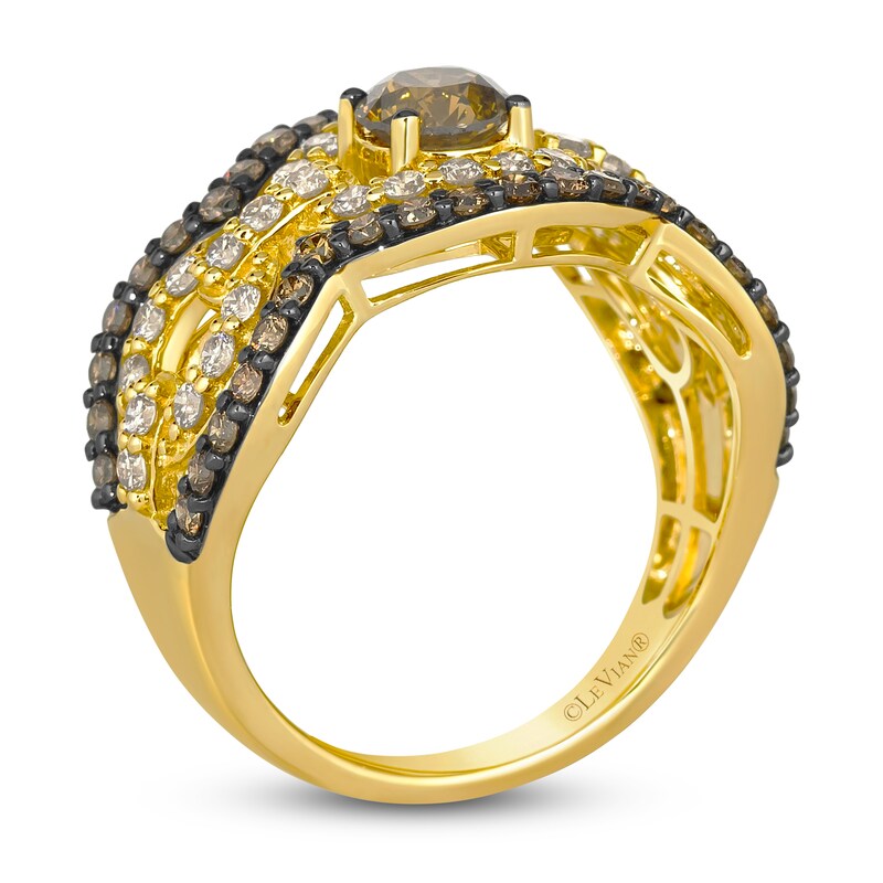 Le Vian Diamond Ring 1-7/8 ct tw 14K Honey Gold