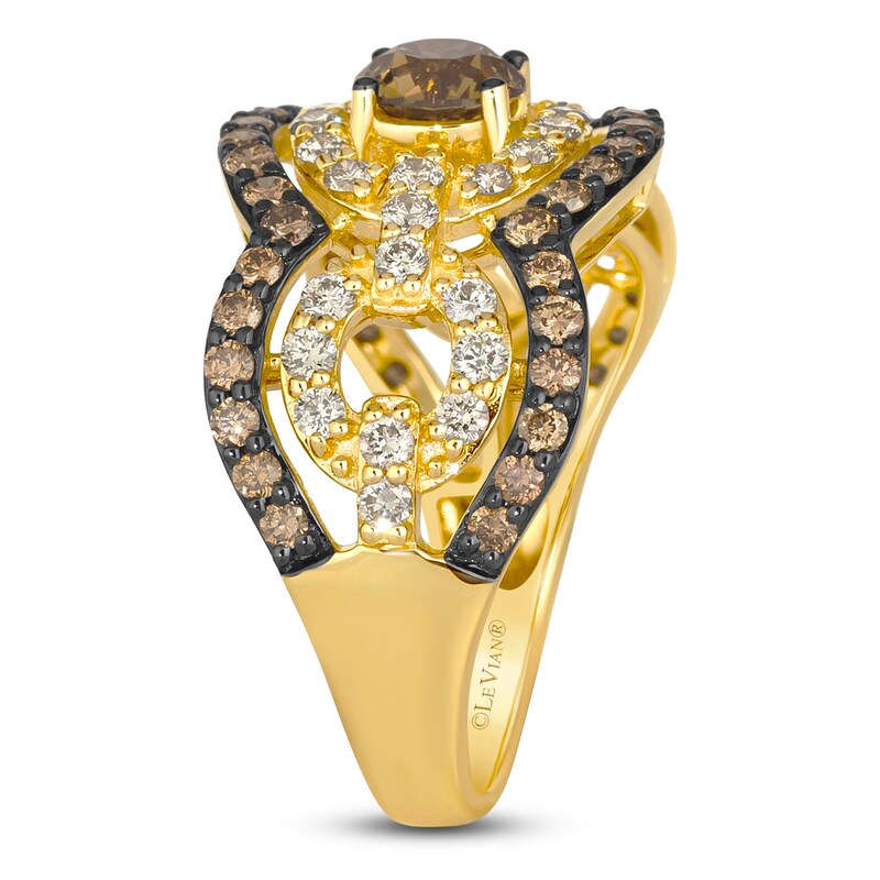 Le Vian Diamond Ring 1-7/8 ct tw 14K Honey Gold
