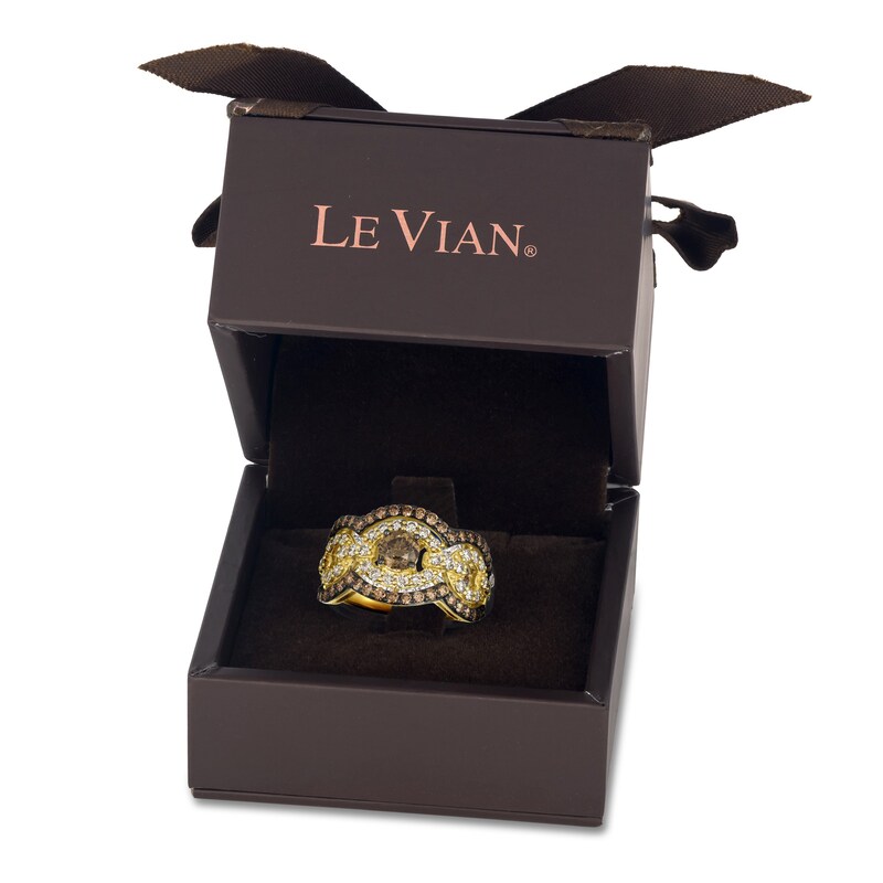 Le Vian Diamond Ring 1-7/8 ct tw 14K Honey Gold