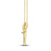 Thumbnail Image 3 of Diamond Pendant Necklace 1/4 ct tw 10K Yellow Gold
