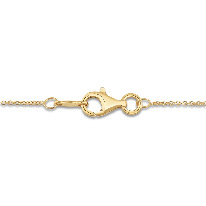 Main Image 4 of Diamond Pendant Necklace 1/4 ct tw 10K Yellow Gold