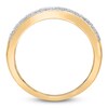Thumbnail Image 2 of Diamond Multi-Row Anniversary Ring 3/4 ct tw 14K Yellow Gold
