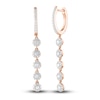 Thumbnail Image 0 of Diamond Drop Earrings 1 ct tw Round 14K Rose Gold