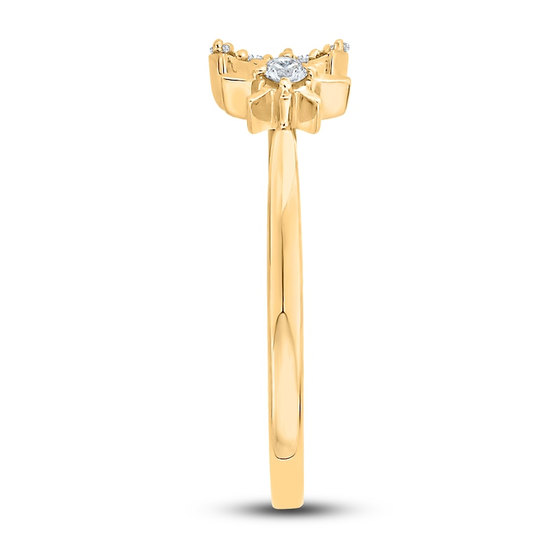Main Image 2 of Diamond Ring 1/15 ct tw Round 10K Yellow Gold