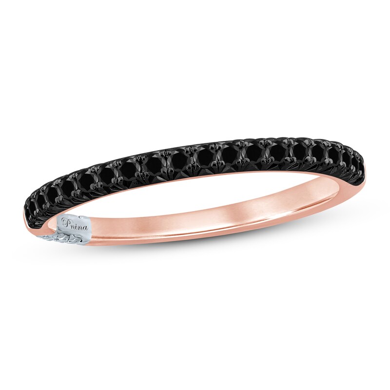 Main Image 1 of Pnina Tornai Always Yours Diamond Anniversary Ring 1/3 ct tw Round 14K Rose Gold