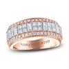 Vera Wang WISH Diamond Anniversary Band 1-1/2 ct tw Baguette/Princess/ Round 18K Rose Gold