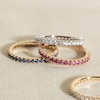 Thumbnail Image 3 of Juliette Maison Natural Pink Tourmaline Eternity Ring 10K Rose Gold