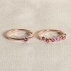 Thumbnail Image 4 of Juliette Maison Natural Garnet & Natural Amethyst Ring 10K Rose Gold