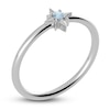 Thumbnail Image 2 of Juliette Maison Natural Aquamarine Starburst Ring 10K White Gold
