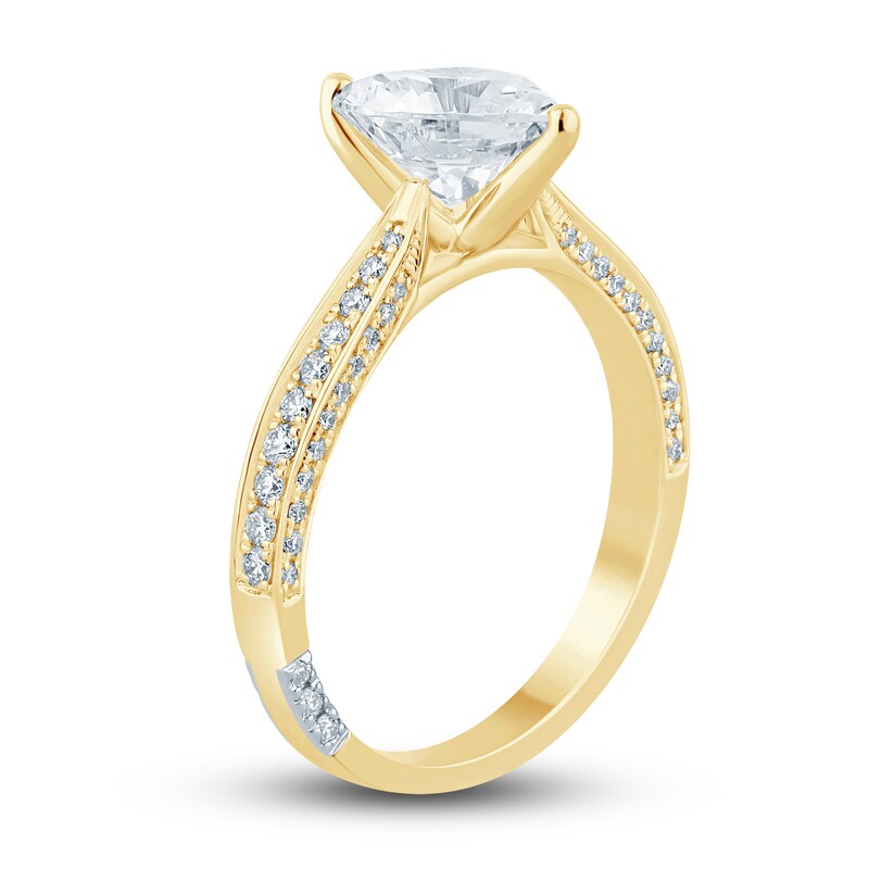 Main Image 2 of Pnina Tornai Diamond Heart Engagement Ring 2-1/3 ct tw Round 14K Yellow Gold