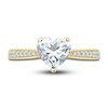Thumbnail Image 3 of Pnina Tornai Diamond Heart Engagement Ring 2-1/3 ct tw Round 14K Yellow Gold